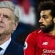 Arsene Wenger and Mohammed Salah