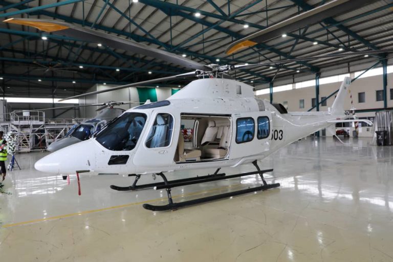  Defence Ministry Hands Over Three New Helicopters to Nigerian Navy