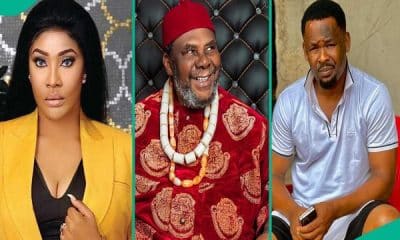 Pete Edochie Reconciles Angela Okorie, Zubby Michael