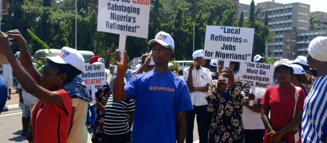 Protesters Storm National Assembly Over Dangote, NNPCL Rift