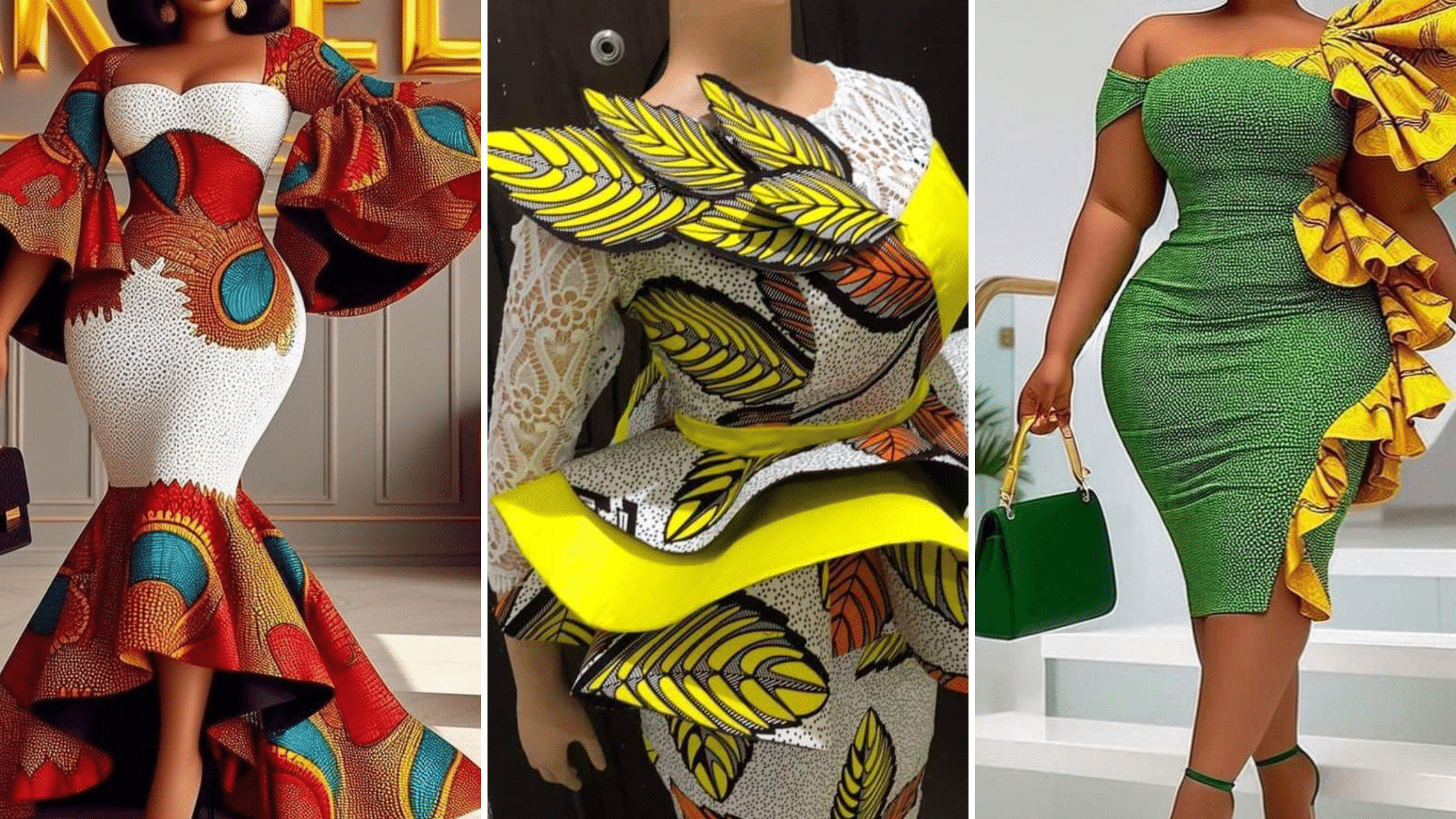 Latest Ankara Styles - Jumpsuits, Kimono Jackets, Gowns To Dazzle This 2024 Christmas