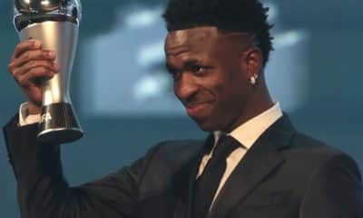 Real Madrid and Brazilian winger, Vinicius Jr has been voted the men's player of the year at the 2024 FIFA Best Awards.