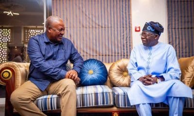 Tinubu Calls Mahama, Congratulates Ghana President-elect