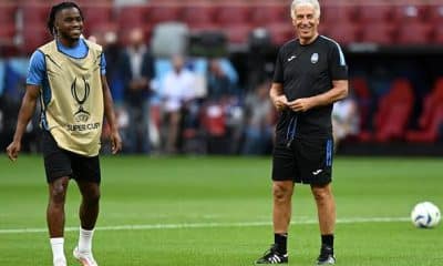 Gian Piero Gasperini and Ademola Lookman