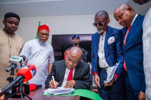 Gov Otti Signs 2025 Budget Into Law