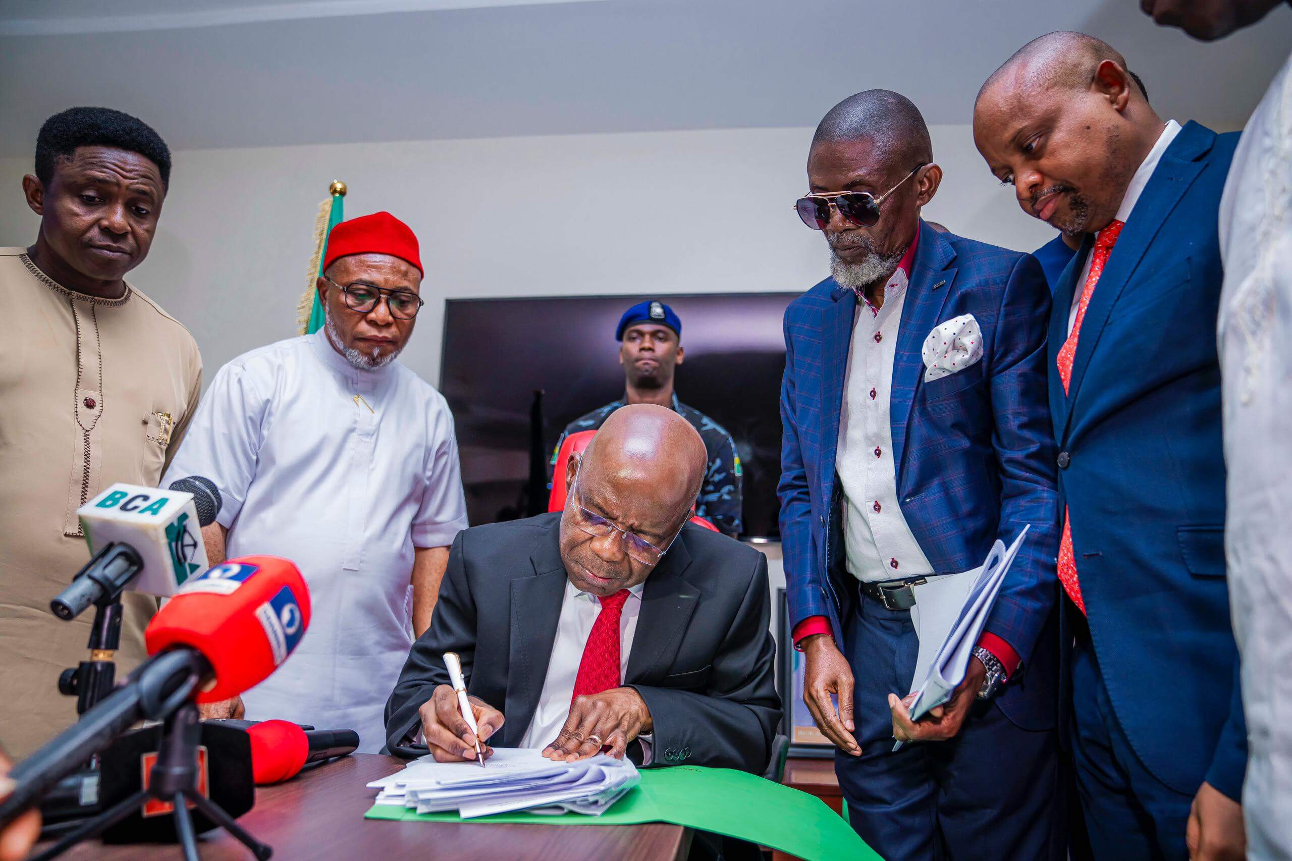 Gov Otti Signs 2025 Budget Into Law