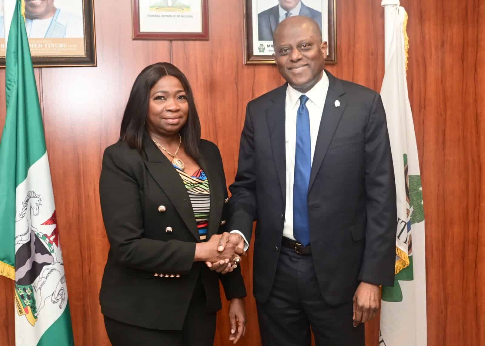 Photos: Dabiri-Erewa, Yemi Cardoso Hold Strategic Meeting