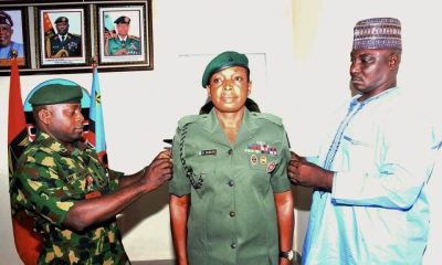 Hajara Egbunu Becomes First Female Infantry Corps To Attain Army Warrant Officer