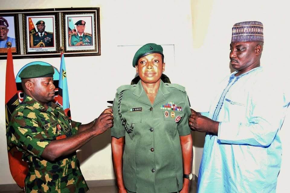 Hajara Egbunu Becomes First Female Infantry Corps To Attain Army Warrant Officer