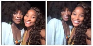 Genevieve Nnaji and Sandra Okunzuw