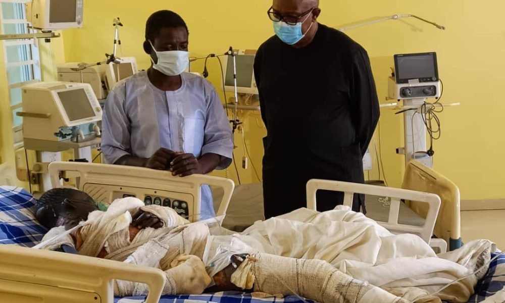 Human Lives Are Invaluable - Peter Obi Visits Niger Tanker Explosion Victims