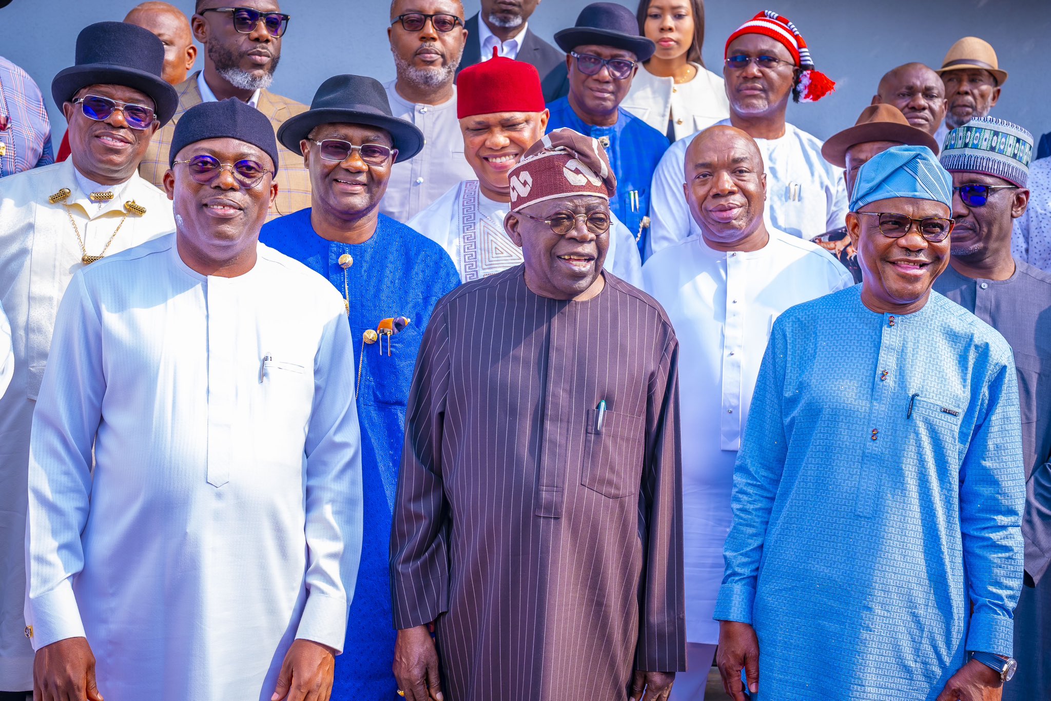 Photos Of Wike, Fubara And Ogoni Leaders' Meeting With President Tinubu Emerge, Spark Reactions