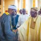 President Tinubu Attends Jumat In Abuja, Meets Ndume (Photos)