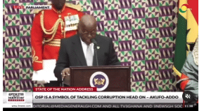 Video: Panic As Ghana President, Akufo-Addo’s ADC Collapses In Parliament