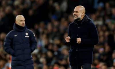 Coach Pep Guardiola's Manchester City maintained their unbeaten run against Chelsea as they came from a goal down to beat the Blues 3-1 at the Etihad Stadium earlier today, January 25.