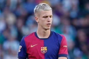 Dani Olmo of FC Barcelona