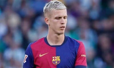 Dani Olmo of FC Barcelona