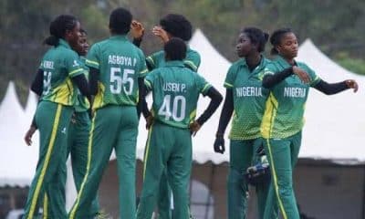 Junior Female Yellow Greens cricket team