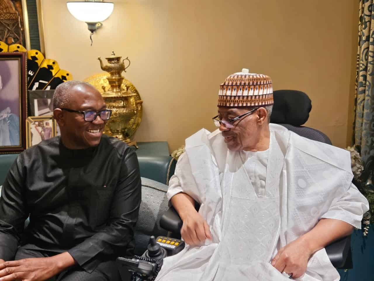 Peter Obi Visits IBB, Reveals Details Of Their Discussion (Photos)