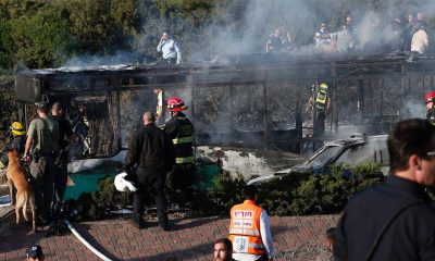 Explosions involving several buses in central Israel in 'suspected terror attack