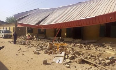 Many Injured As School buildings Collapse On Students In Gombe (Photos)