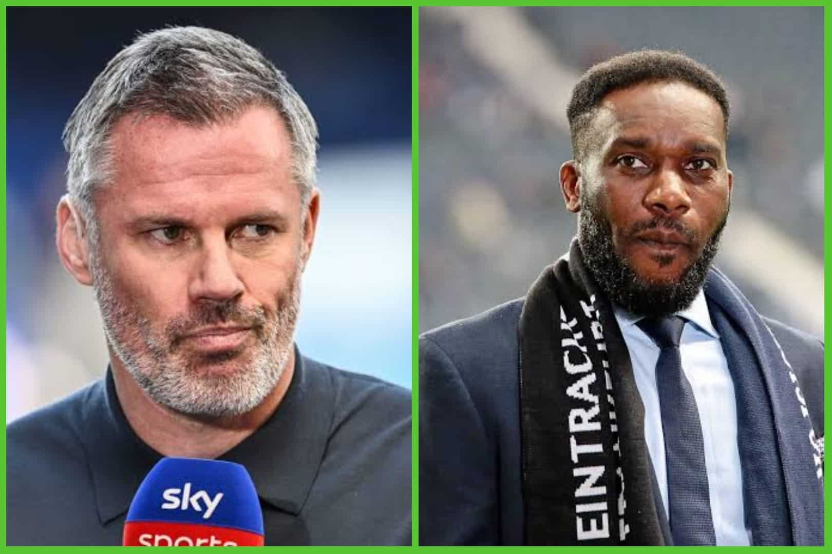 Jay Jay Okocha and Jamie Carragher