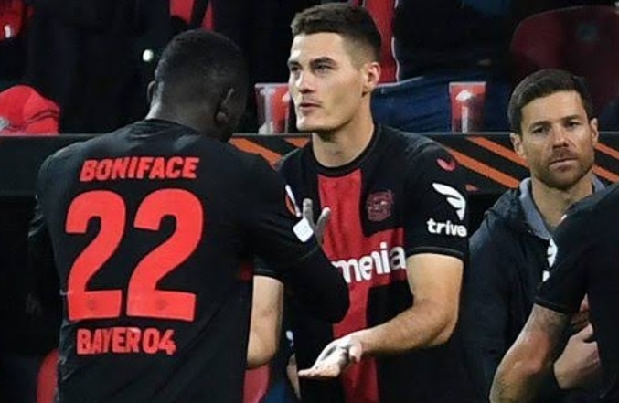 Victor Boniface and Patrik Schick