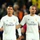 Pepe and Cristiano Ronaldo