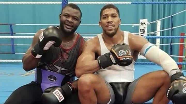 Martin Bakole and Anthony Joshua