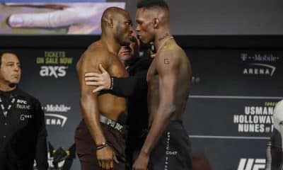 Kamaru Usman and Israel Adesanya