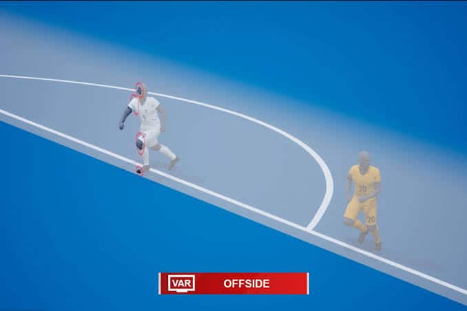 Semi-automated offside technology