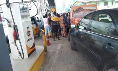 Video: Nigerians Queue At MRS Stations After Viral Comparison Of Dangote Vs NNPC Fuel