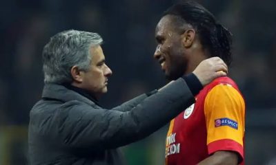 Didier Drogba and Mourinho