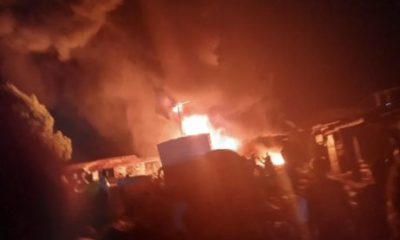 BREAKING: Massive Fire Hits Popular Ibadan Market