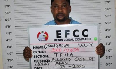 EFCC Arrests Suspended Edo Govt Official Caught Spraying Money On Strippers In A Club