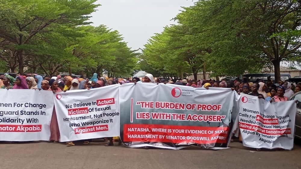 Protesters Storm UN Building In Abuja, Demand Evidence From Natasha