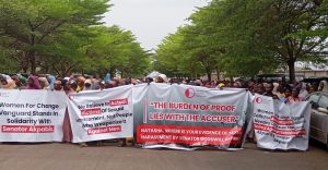 Protesters Storm UN Building In Abuja, Demand Evidence From Natasha