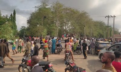 Just In: Outrage In Ondo As Protesters Storm Governor’s Office Over Killing Of Five Farmers