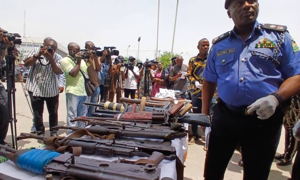 Police Nab Ex-Immigration Officer Selling Sophisticated Firearms To Bandits In Abuja [Photos]