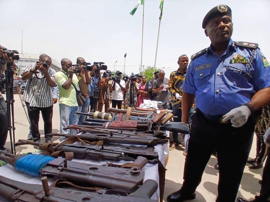 Police Nab Ex-Immigration Officer Selling Sophisticated Firearms To Bandits In Abuja [Photos]