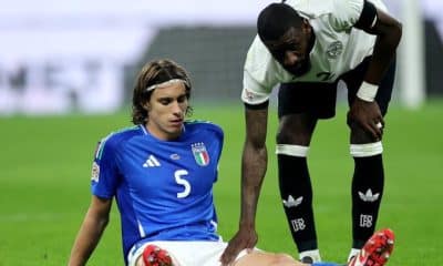 Arsenal Defender, Riccardo Calafiori Leaves Italy Camp With Knee Injury