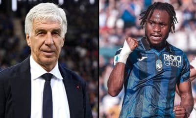 Ademola Lookman and Gian Piero Gasperini