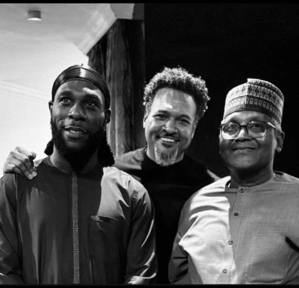 Photos: Dangote Hosts Burna Boy, Cecil Hammond For Ramadan Iftar