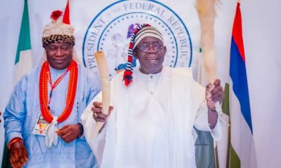 Akwa Ibom Council Of Traditional Rulers Bestows "Otuekong" Title On Tinubu