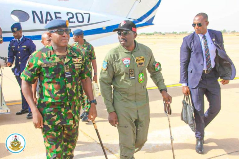 NAF To Intensify Airstrikes On Bandits As Air Marshal Abubakar Visits Troops